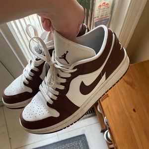 brown jordan 1 lows!